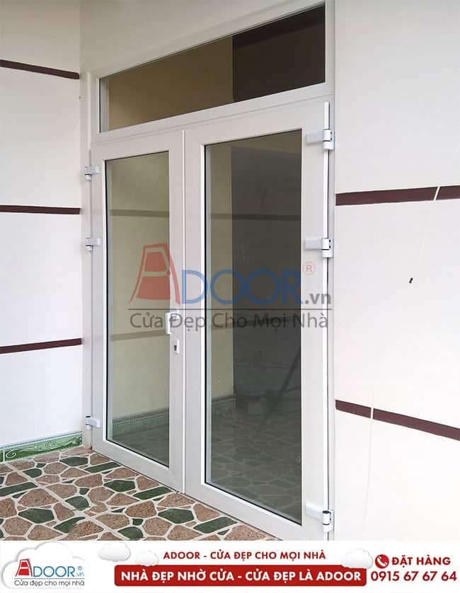 giá cửa nhựa lõi thép