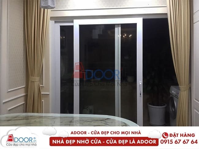 giá cửa nhựa lõi thép