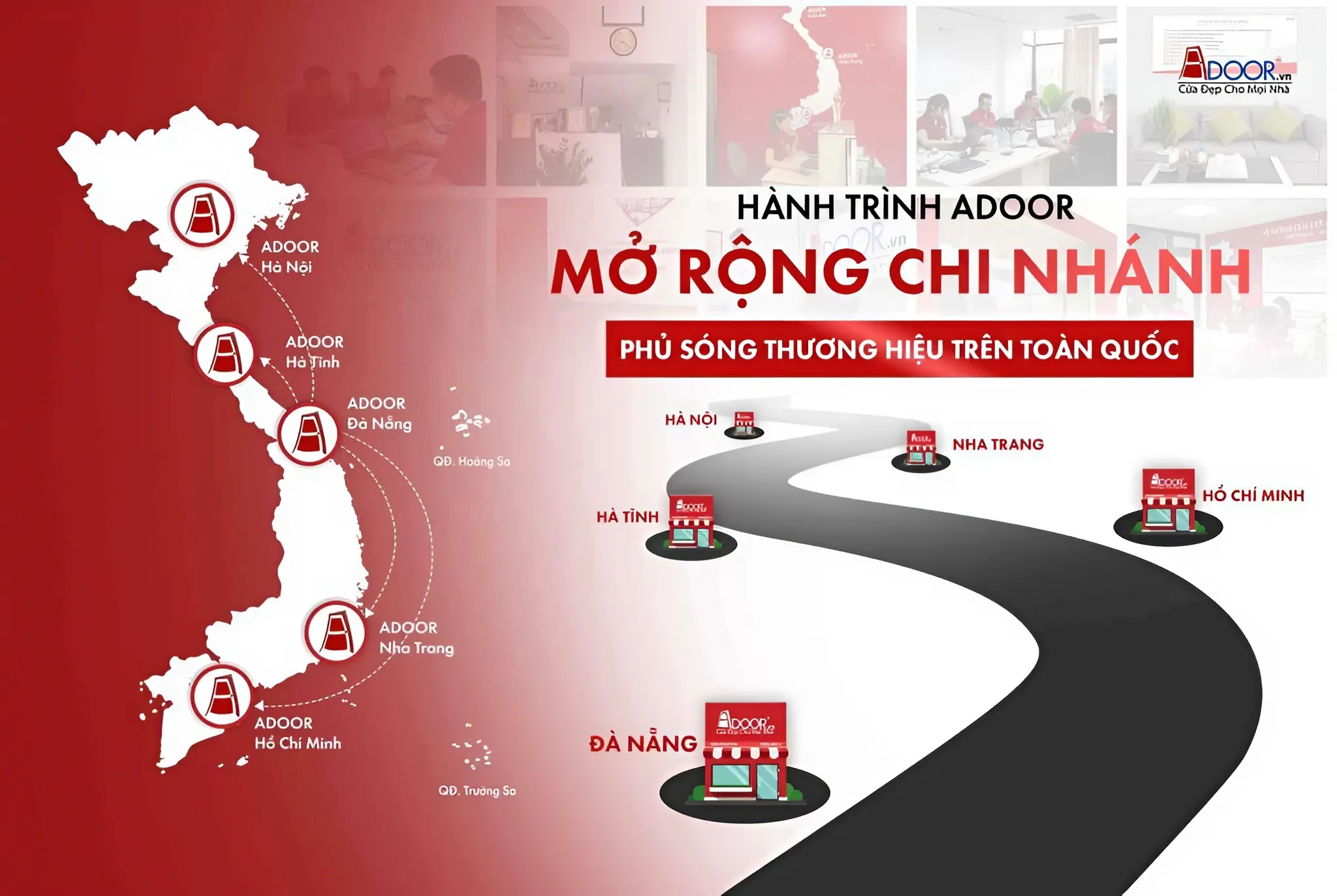 Adoor phục vụ trên toàn quốc