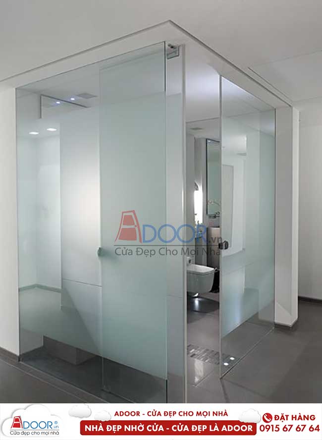 Mẫu cửa kính cường lực lùa trượt Cửa kính cường lực đẹp