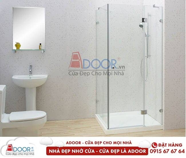 Mẫu cửa kính cường nhà vệ sinh đẹp Mẫu cửa kính cường lực đẹp cho nhà vệ sinh