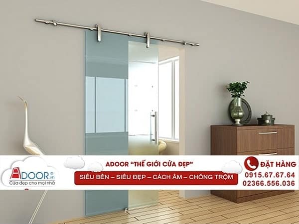 Quy trình các bước lắp đặt cửa kính cường lực lùa trượt Adoor hiệu quả
