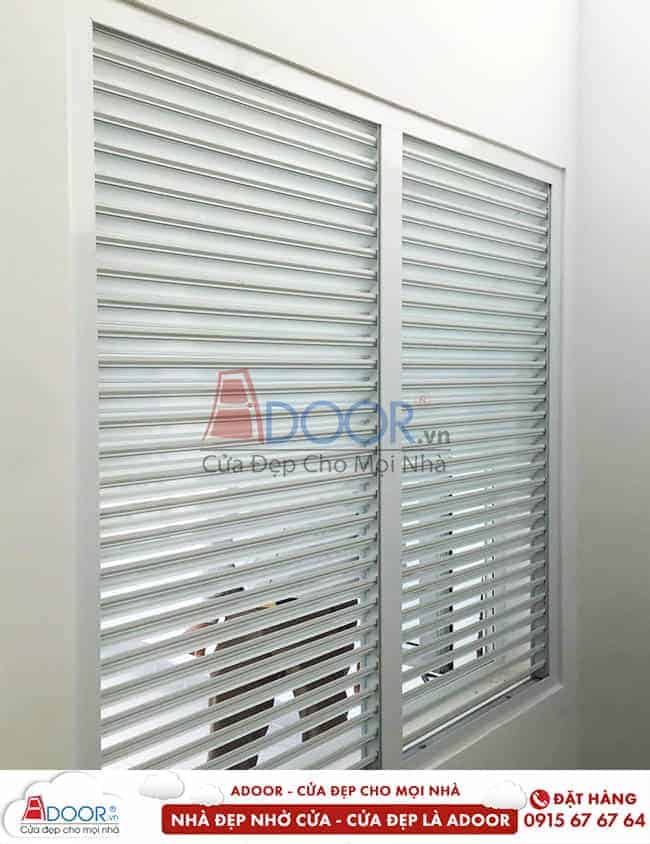 Cửa sổ nhôm xingfa kéo Cửa nhôm kính phòng ngủ