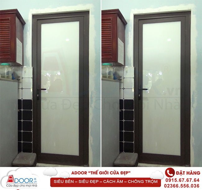 Cửa nhôm nhà vệ sinh