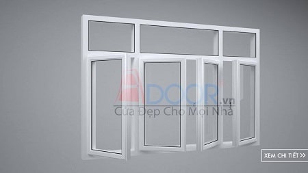 Cửa nhôm xingfa 4 cánh