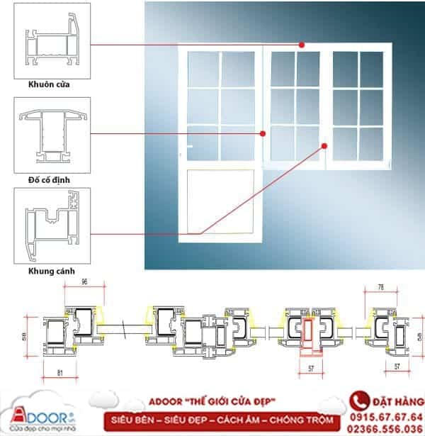 Cửa nhôm xingfa cao cấp