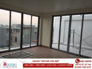 Cửa lùa nhôm phòng ngủ