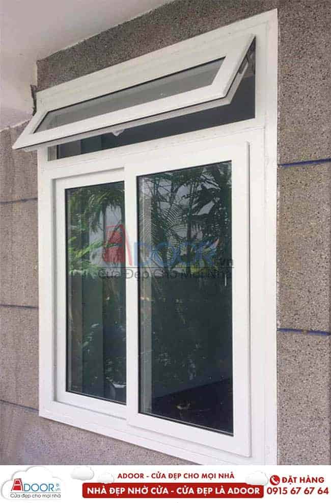 Cửa sổ nhựa lõi thép mở quay Cửa nhựa lõi thép Cần Thơ