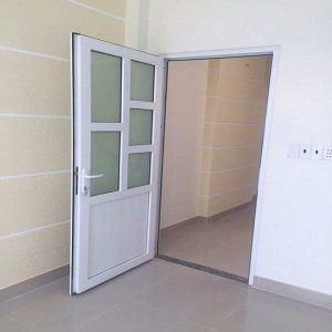 Mẫu cửa nhựa lõi thép 1 cánh dành cho phòng ngủ