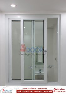 Mẫu Cửa 2 cánh trượt cho phòng vệ sinh