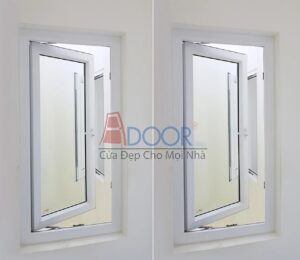 Cửa nhựa lõi thép mở quay 1 cánh