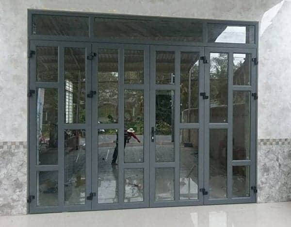 Cửa đi nhôm có khung Mẫu cửa nhôm đẹp