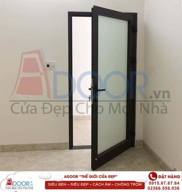 Cửa nhôm xingfa mở quay mù 1 cánh Mẫu cửa nhôm đẹp