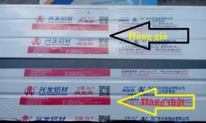 Phân biệt nhôm thật và nhôm giả
