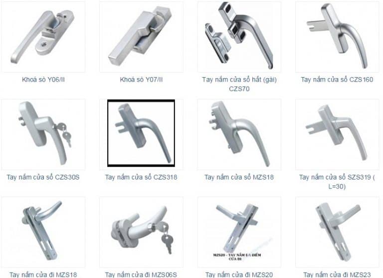 các loại cửa nhôm cao cấp các loại cửa nhôm cao cấp