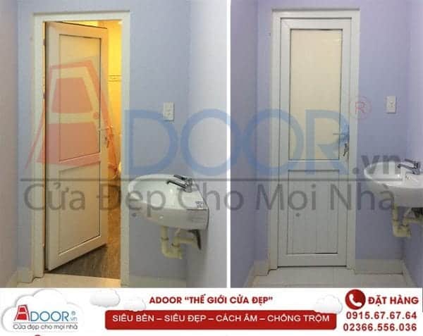 cửa nhựa lõi thép cho nhà vệ sinh cửa nhựa lõi thép cho nhà vệ sinh