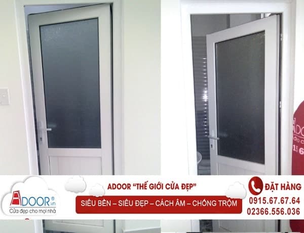cửa nhựa lõi thép cho nhà vệ sinh cửa nhựa lõi thép cho nhà vệ sinh