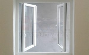 Mẫu cửa nhựa 2 cánh mở quay
