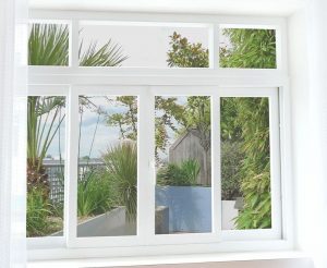 Cửa sổ nhựa lõi thép 4 cánh mở lùa