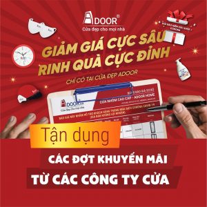 Khuyến mãi khi mua cửa tại Adoor