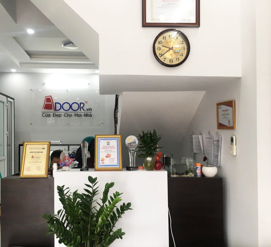 Chi nhánh của công ty cửa đẹp Adoor Việt Nam trên toàn quốc
