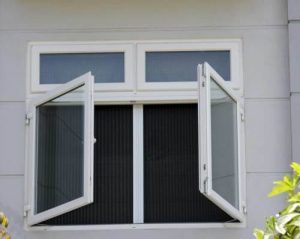 Mẫu cửa sổ nhựa lõi thép 2 cánh mở quay