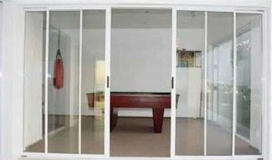 Mẫu cửa nhựa lõi thép adoor 4 cánh