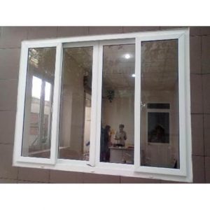 Cửa sổ nhựa lõi thép 4 cánh mở quay