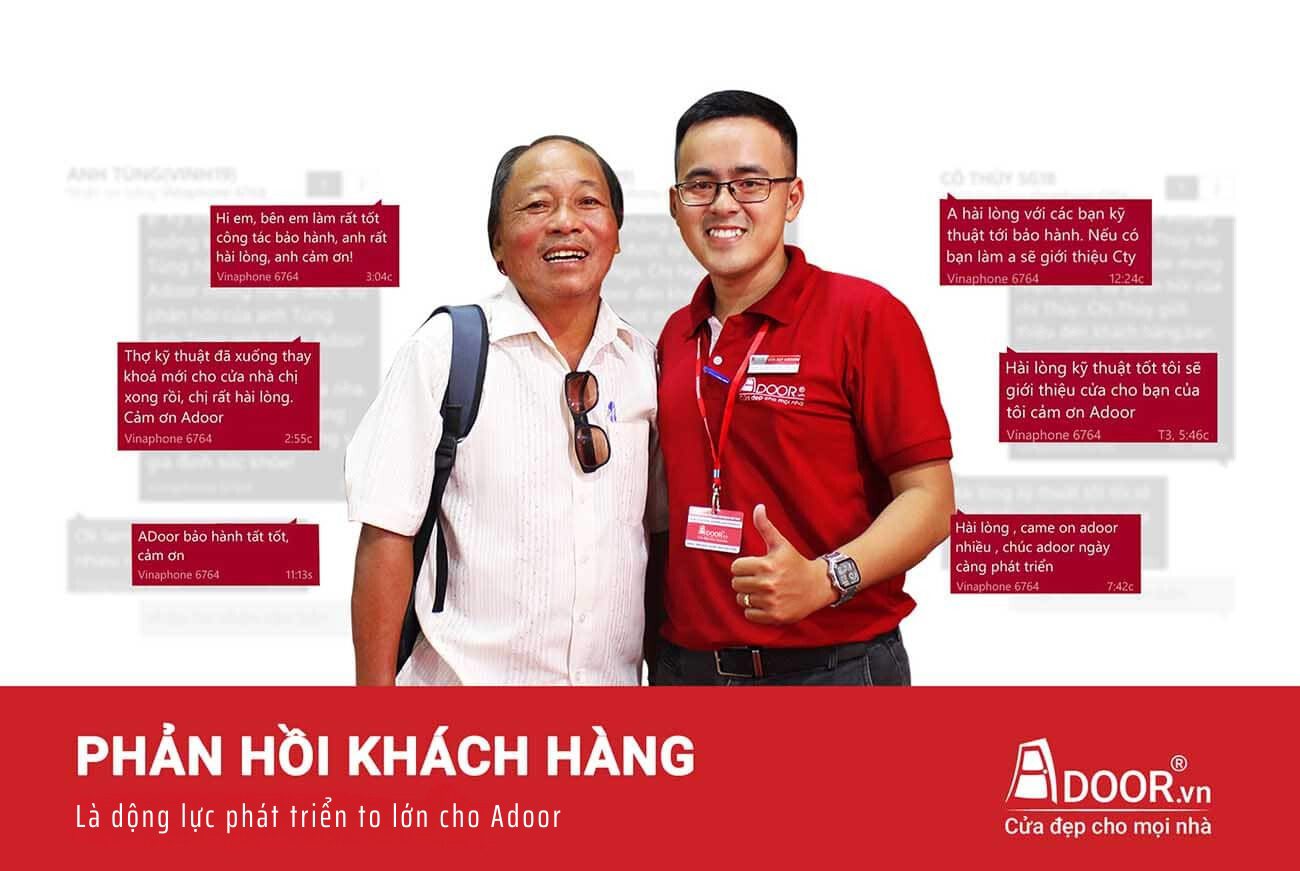 Phản hồi từ khách hàng Adoor