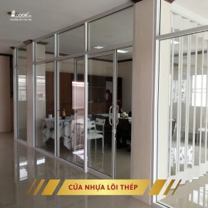 Cửa trượt nhựa lõi thép