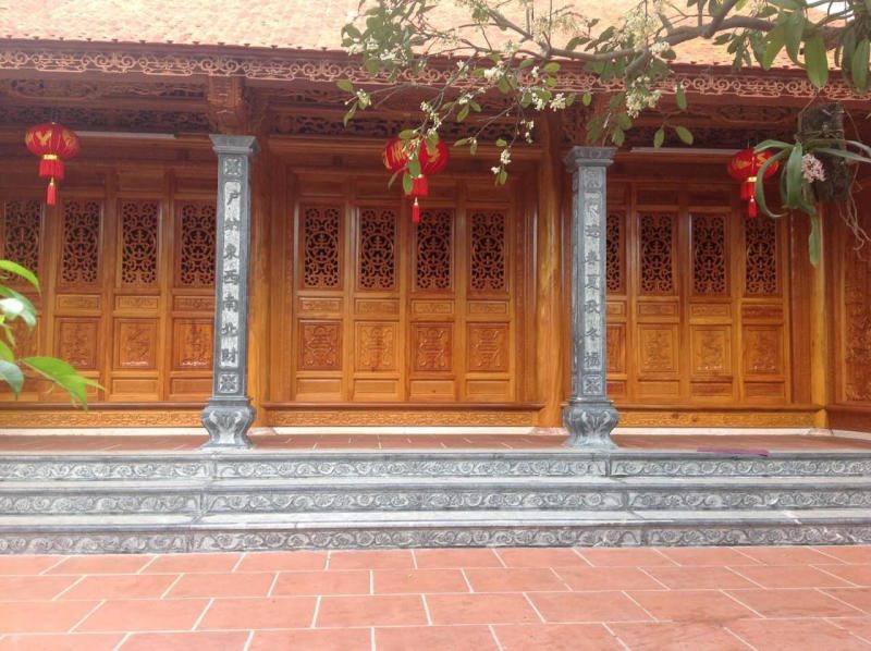 Ý nghĩa cửa gỗ bức bàn trong thiết kế nhà cổ Việt Nam