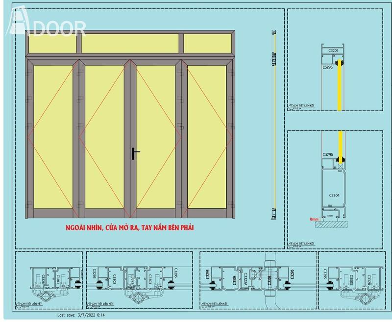 Cửa sổ lùa 4 cánh nhôm Xingfa là lựa chọn hoàn hảo cho những không gian hiện đại,