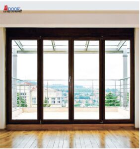 Ứng dụng cửa đi mở quay 4 cánh nhôm xingfa Adoor