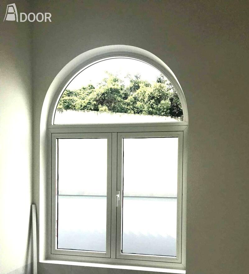 Cửa sổ lùa 2 cánh nhôm Xingfa màu trắng