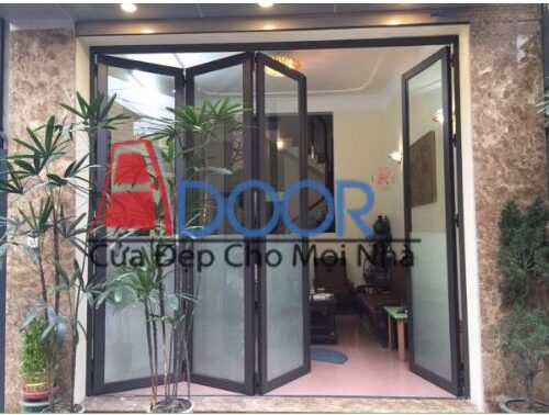 cửa nhôm xingfa việt nam 4 cánh xếp trượt