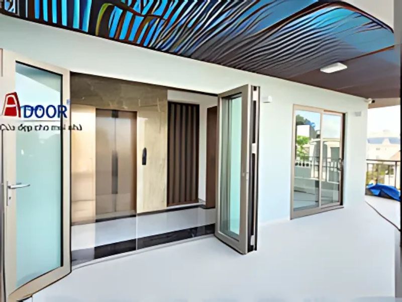 cửa đi nhôm maxpro xếp trượt 4 cánh
