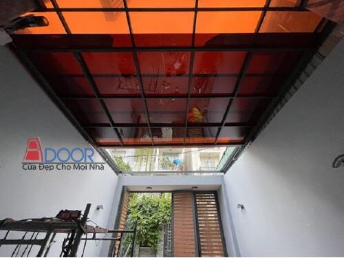 Mẫu Mái hiên trượt ngang tự động