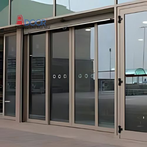 Mẫu Cửa Kính Trượt Tự Động