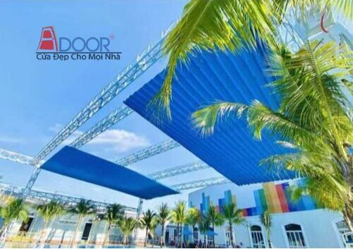 Mái hiên lượn sóng tự động Adoor