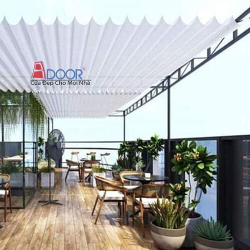 Mái hiên lượn sóng tự động Adoor