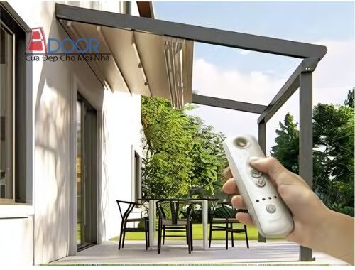 Mái hiên tự động cảm biến