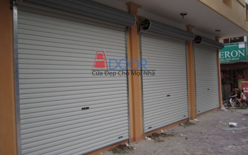 Hình ảnh cửa cuốn tấm liền được Adoor lắp đặt