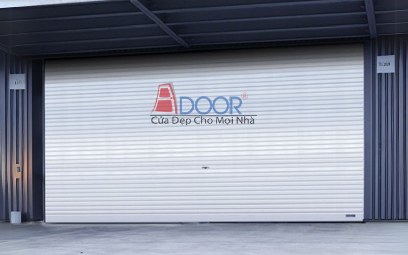 Cửa cuốn lá thép siêu trường bền bỉ và chắc chắn khi sử dụng