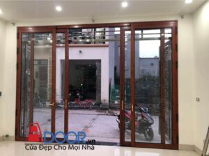 Cửa đi trượt quay 4 cánh