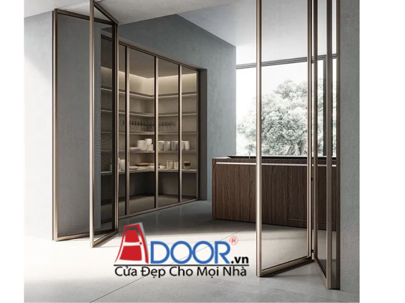 Cửa xếp trượt Slim linh hoạt, mở rộng tối đa diện tích sử dụng Cửa xếp trượt Slim linh hoạt, mở rộng tối đa diện tích sử dụng