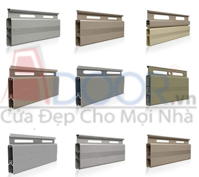 Các màu sắc của nan cửa cuốn khe thoáng