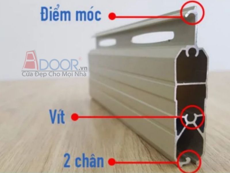 Cấu tạo nan cửa cuốn