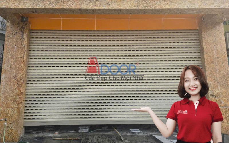 Cửa cuốn Adoor khe thoáng phù hợp cho nhà ở, showroom, nhà xưởng