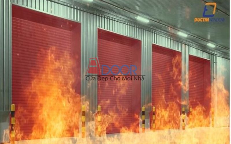 Cửa cuốn chống cháy tại nhà xưởng