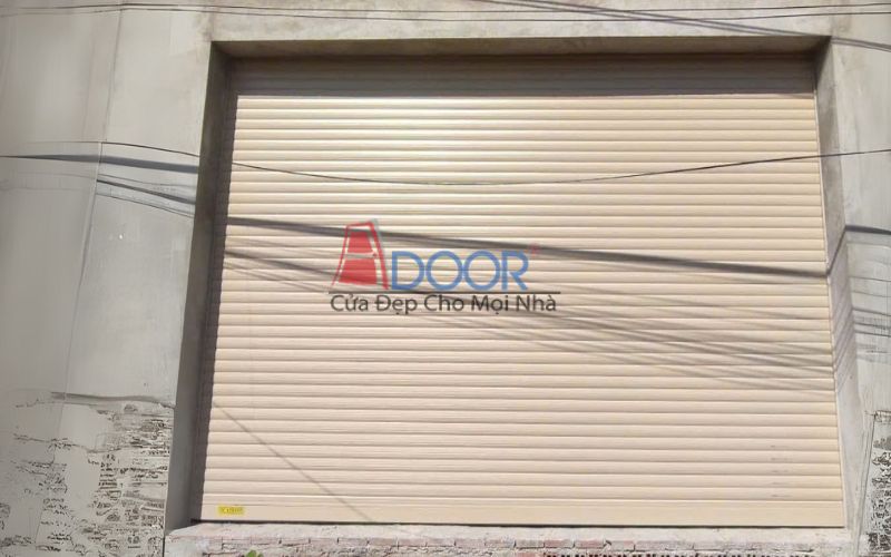 Cửa cuốn tấm liền công nghệ Đức vận hành êm ái tại Đà Nẵng